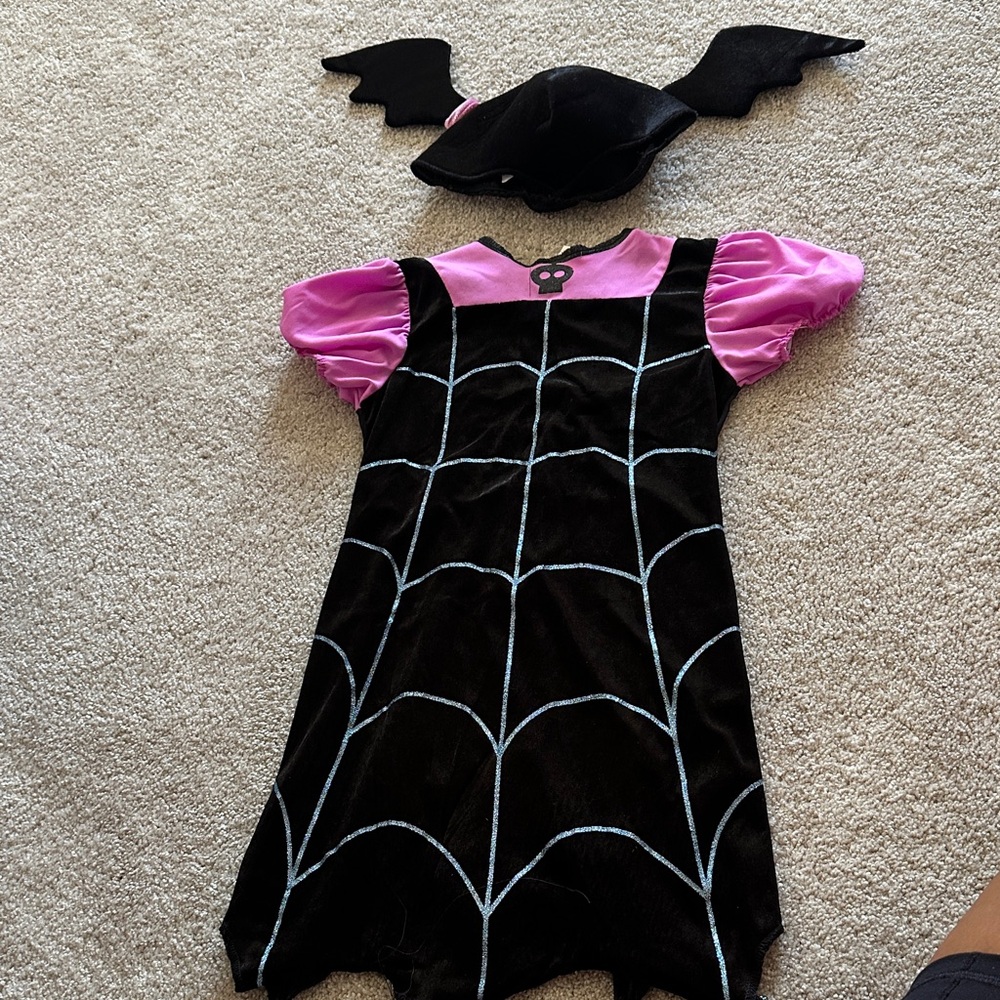 Disney Vamperina Costume with head accessory